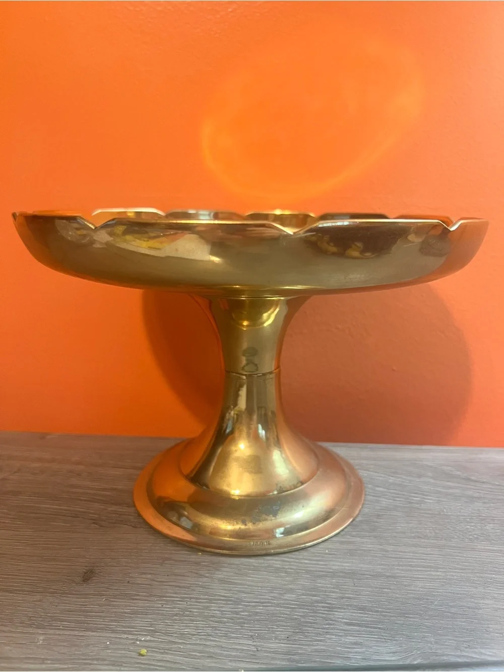 Stunning Brass Pedestal Cake Stand